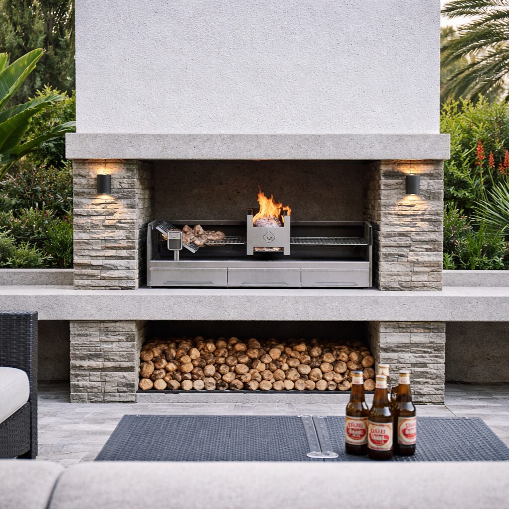 Pyro wood insert braai 1340mm