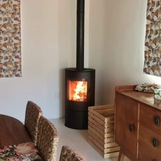 Freestanding fireplace Kratki Rollo fireplace