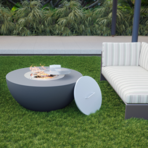 CArloforno wood firepit, out door firepit, round firepit