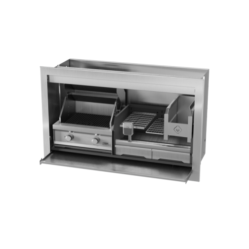 Wood & Gas combo 1400mm Built In Braai