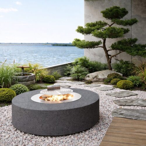 SAFIRE sirca wood firepit, wood firepits, round firepit