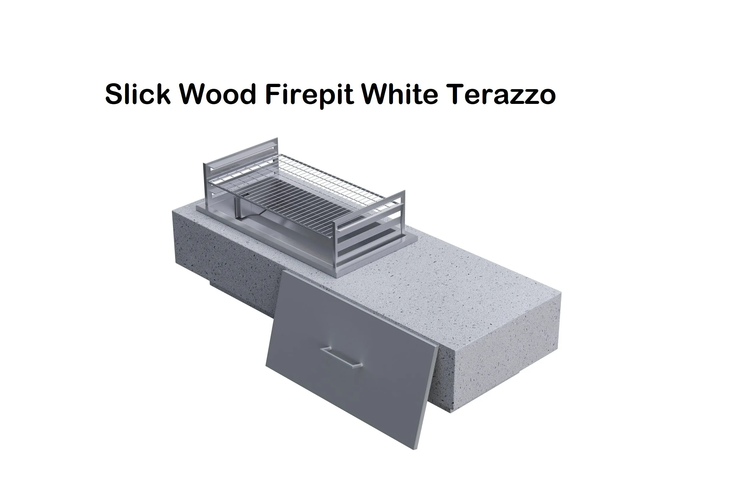 rectangular fire pit, wood firepit