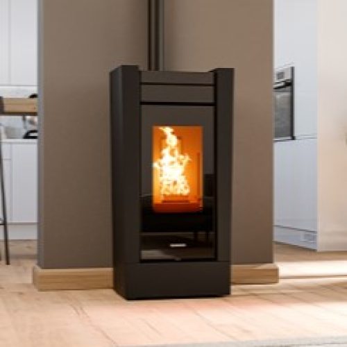 Thermorossi Creo Natural Air EVO freestanding Pellet fireplace