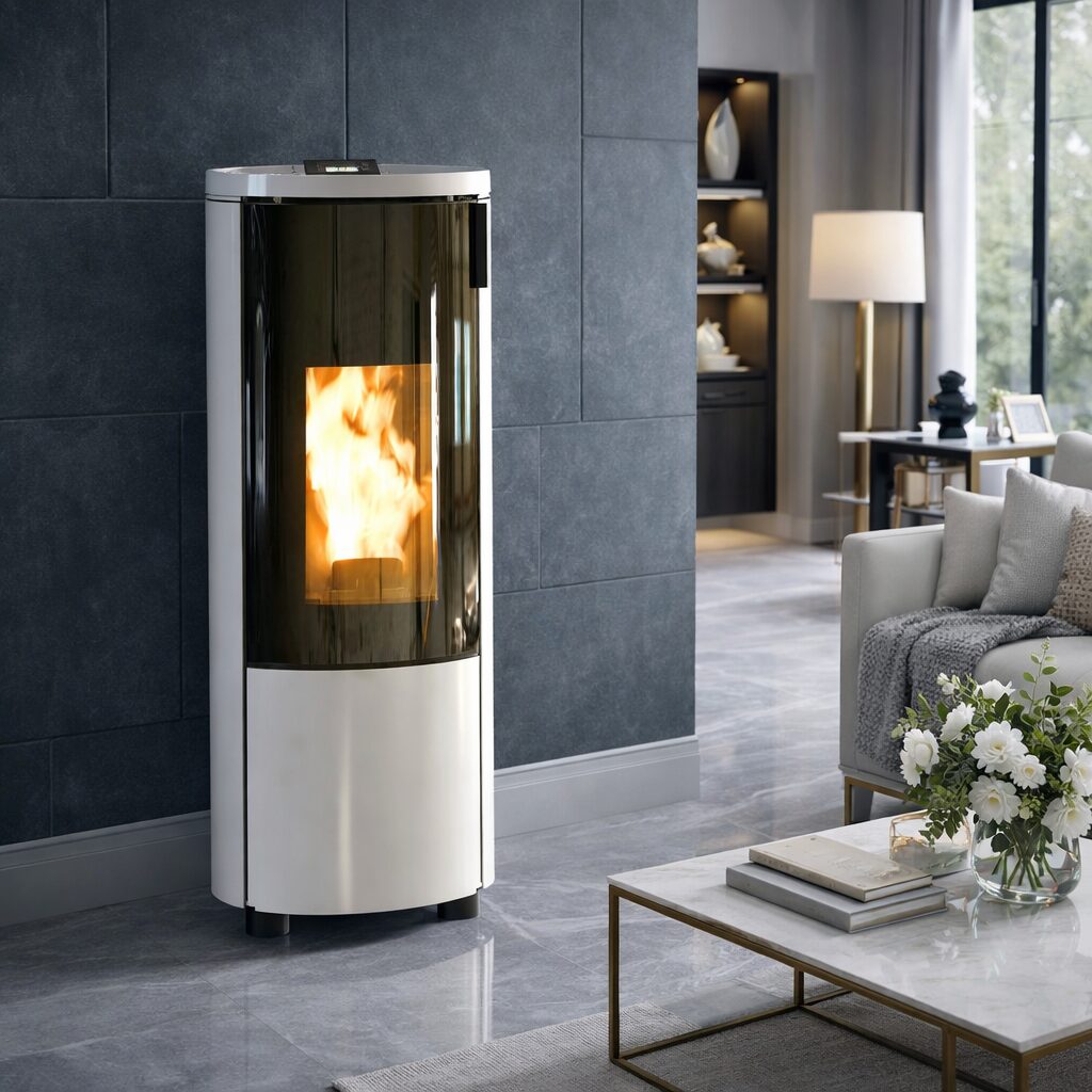 Pop 8 Evo freestanding Pellet Fireplace 8kw