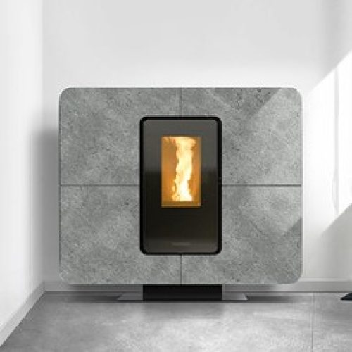 Thermorossi Slimquadro 11 Evo Gres Pellet fireplace