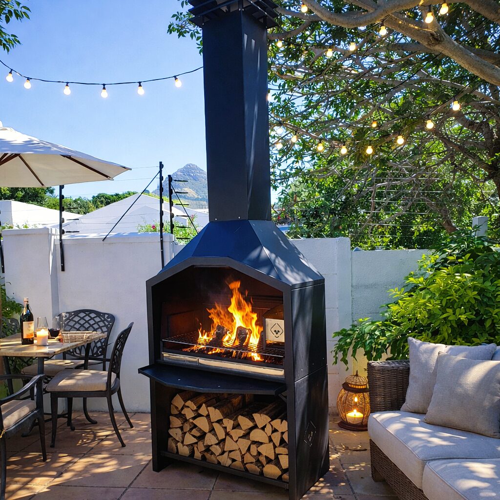 freestanding braai wallart braai, wedgetail braai