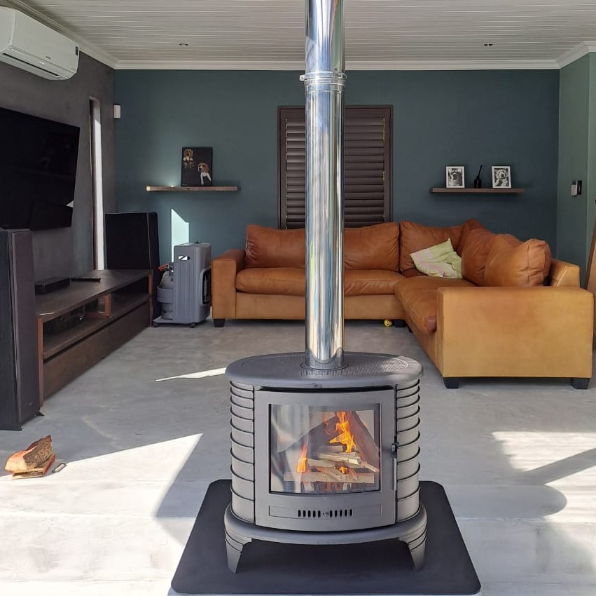 Kratki – K8T Double sided fireplace Freestanding Cast Iron Fireplace