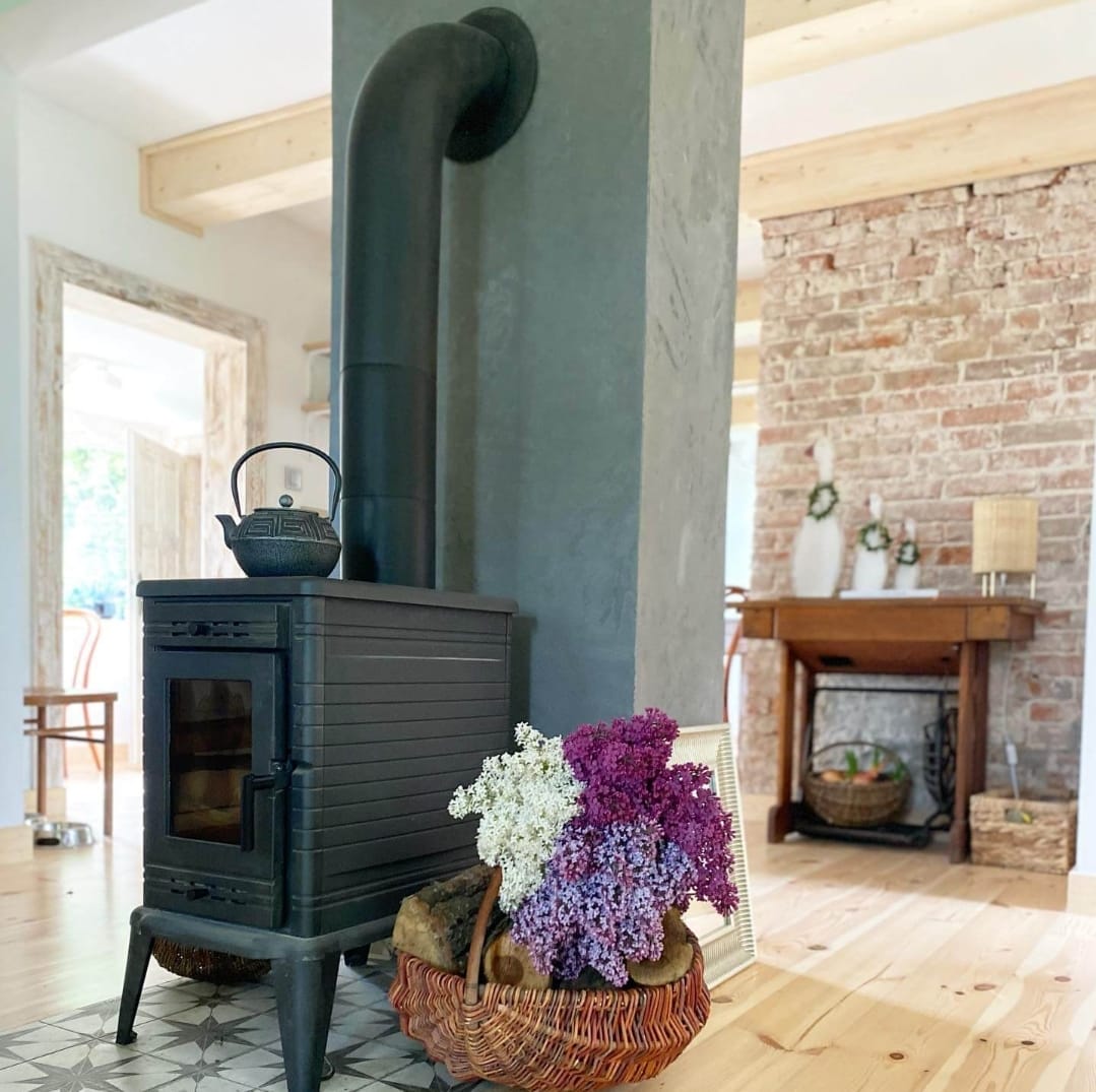 k10 freestanding Cast Iron fireplace