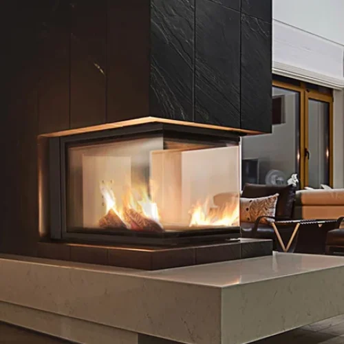 Wood fireplaces