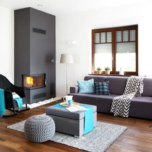 Kratki Zibi LBS built in corner fireplace
